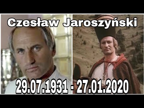 Czesław Jaroszyński (1931 - 2020) aktor, który wcięł się "harnasia Bardosa" w "Janosik"