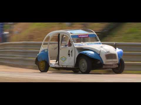 Rallycross 2017 - Les humeurs de Guerlain - Guerlain à bord d'une... 2 CV !