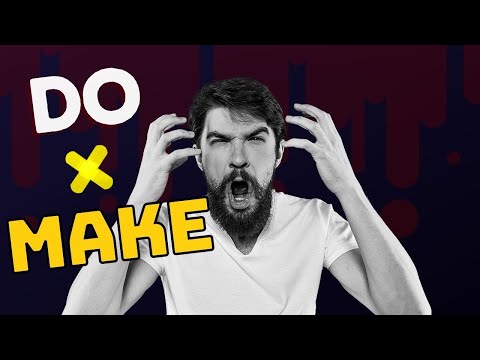 Qual a diferença entre DO & MAKE #auladeingles #inglesfluente