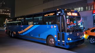 NYCT & NYU/Academy Bus: New Flyer XDE40 2192 (Route W) + Prevost X3-45 on SIM3C & SIM33 By Union Sq