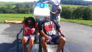 Demi and Char ALS Challenge -Ice Bucket Challenge (SloMo)