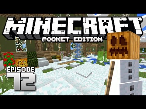 Let's Play Minecraft PE - Ep.72 : Winter Hit Fast
