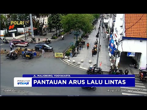 NTMC POLRI - PANTAUAN ARUS LALU LINTAS SORE 13/08/25