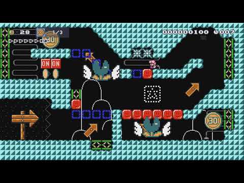 One-screen Rush! [10 sec] by Keviaar - Super Mario Maker 2 - No Commentary 1bx