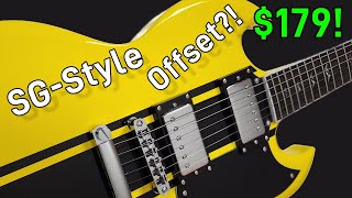 Video thumbnail for Cheap Amazon Offset SG Guitar.  #westcreek Racer #unboxing by Motor Rose Music
