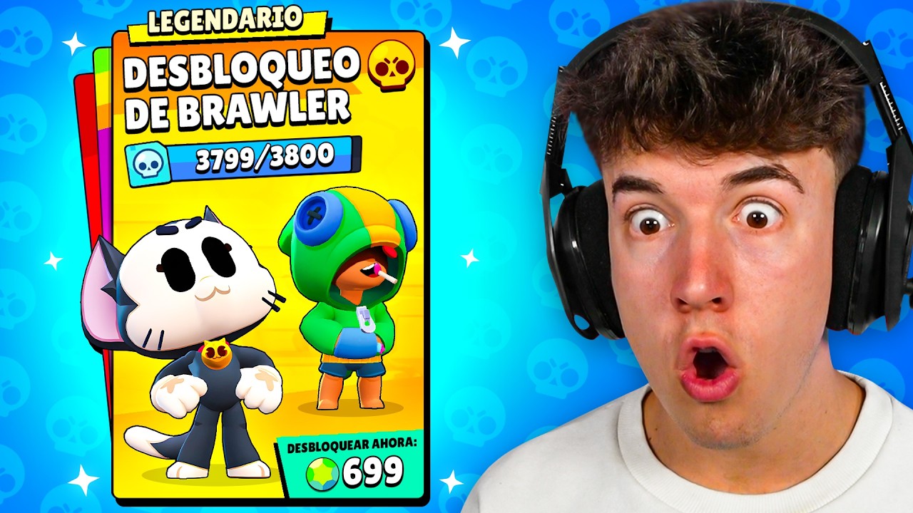 DESBLOQUEO UN BRAWLER LEGENDARIO con EL NUEVO SISTEMA de BRAWL STARS