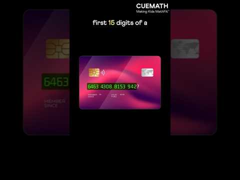 Hidden math in credit card numbers