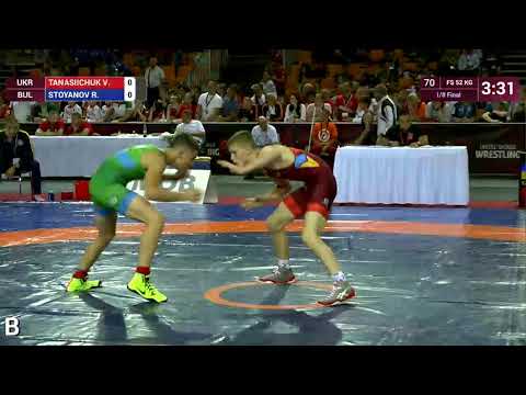 1/8 FS - 52 kg: V. TANASIICHUK (UKR) v. R. STOYANOV (BUL)