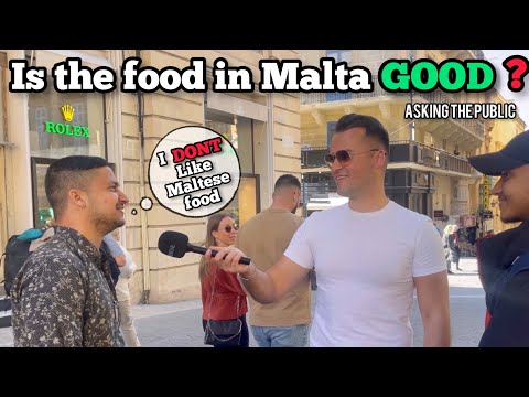 Asking people if they like the food in Malta | Plus a Restaurant Review