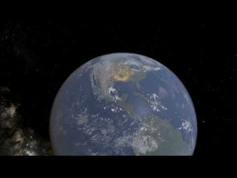 Comet Shoemaker-Levy 9 vs Earth Simulation