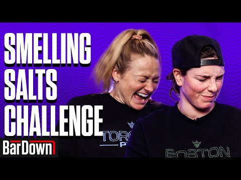 PWHL ATTEMPTS THE SMELLING SALTS CHALLENGE