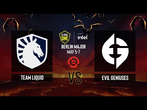 Dota2 - Team Liquid vs Evil Geniuses - Game 1 - ESL One Berlin 2023 - Group A