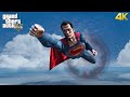 GTA 5 Man Of Steel Flight Test New Superman Mod Flight Update
