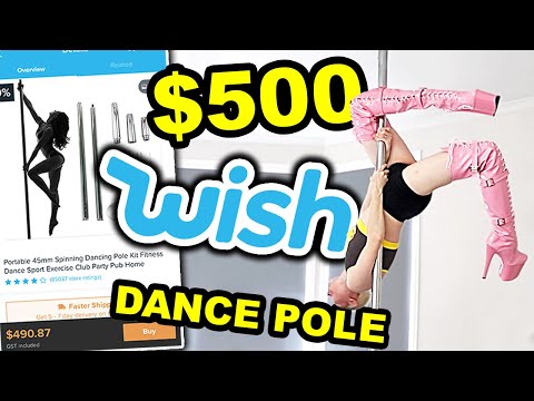 我從許願網站上買了一根價值 500 美元的鋼管舞鋼管*為我祈禱 (I BOUGHT A $500 POLE DANCING POLE FROM WISH!!! *pray for me*)