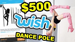 I BOUGHT A $500 POLE DANCING POLE FROM WISH!!! *pr