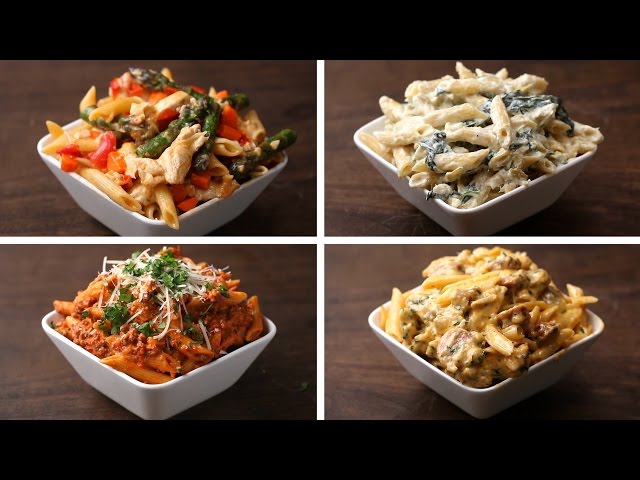 Penne 4 Ways Tasty Cocina Ya 
