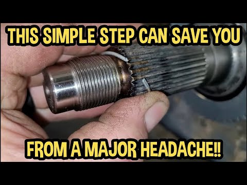 CV Axle Installation & Removal Tips To Save You Major Aggravation!!