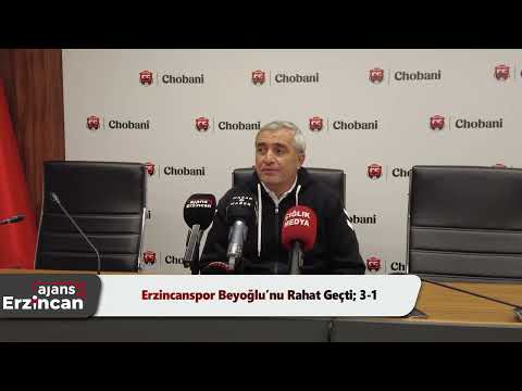Erzincanspor Beyoğlu’nu Rahat Geçti; 3 1