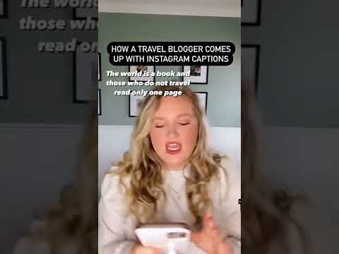 How A Travel Blogger Comes Up With Instagram Post Captions