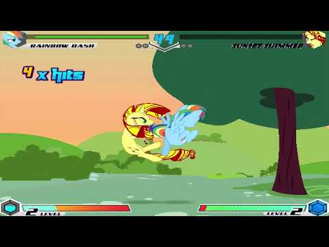 Let's Play MLP:FiM [My Little Pony:Fighting is Magic Complete Edition] (Rainbow Dash Play)