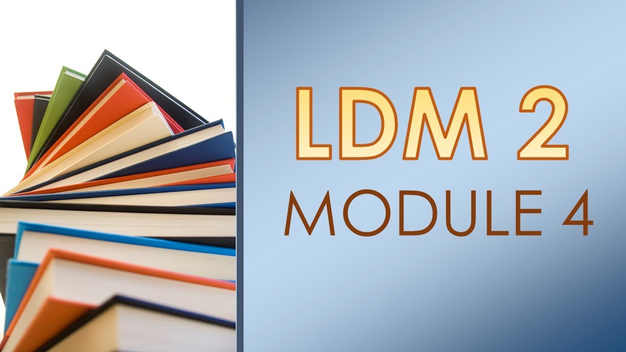 Work plans and Lesson Activities in LDM2 Module 4
