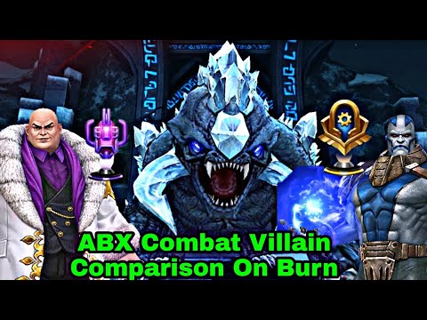 Kingpin VS Apocalypse ABX Burn Combat Villain Comparison With Rage & Judgement - Marvel Future Fight