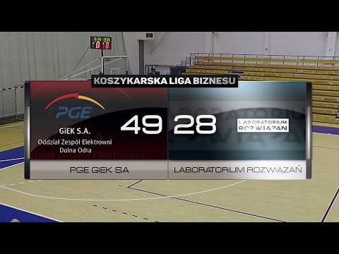 PGE GIEK SA vs Laboratorium Rozwiązań - V kolejka - Poznań - Koszykarska Liga Biznesu