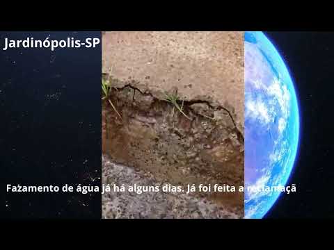 Vazamento de Água Há Mais de Dois Meses na Rua Zoé de Araújo Gasparini Segue Sem Solução em Jardinópolis