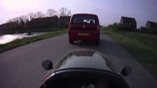preview picture of video 'Helmetcam - must get in front (96-KZB-8)'