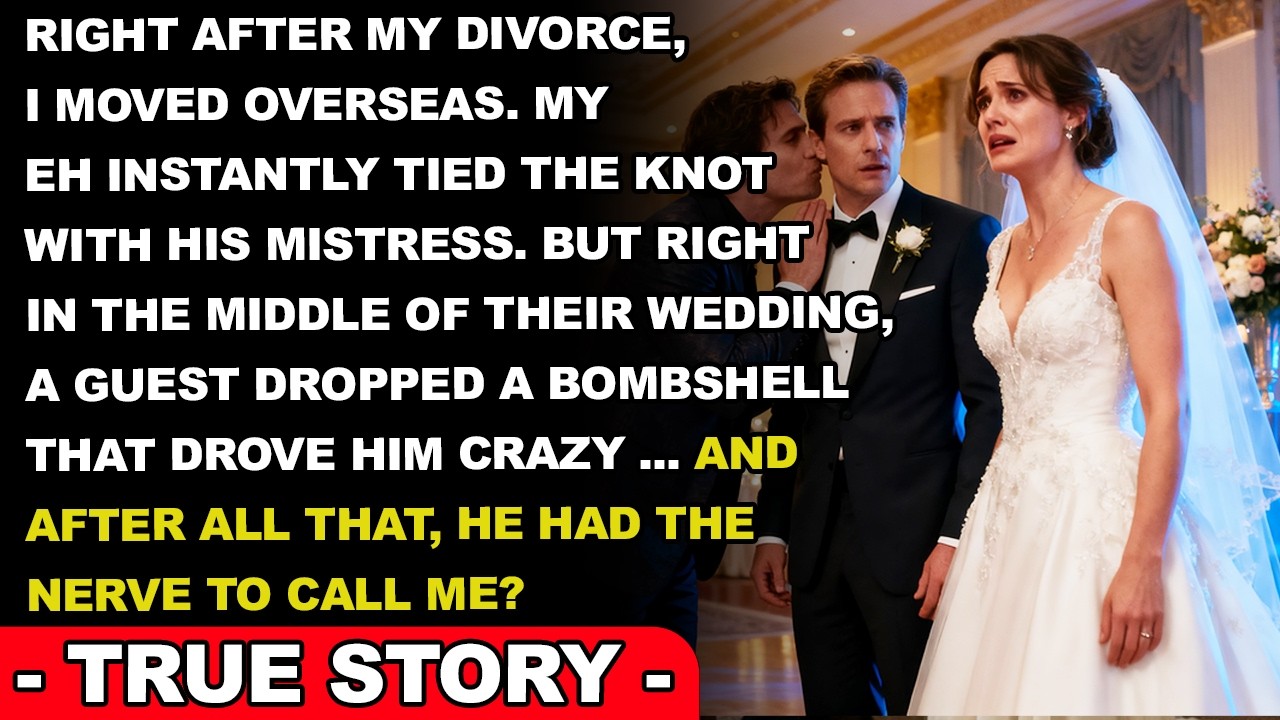At My Ex-Husband’s Wedding, A Guest Said Something That Turned Him White