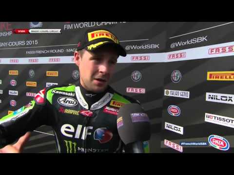 Magny-Cours Race 2 - Rea's reaction