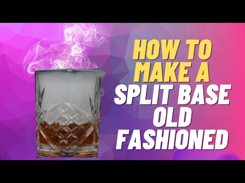 How to make a Split base old fashioned drink