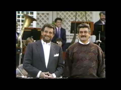 Placido Domingo and Justino Diaz sing Otello duet, 1988 SF