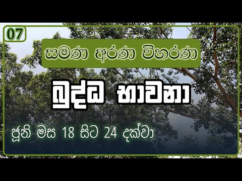 07. බුද්ධ භාවනා - මීරිගම (2022-06-21 pm)