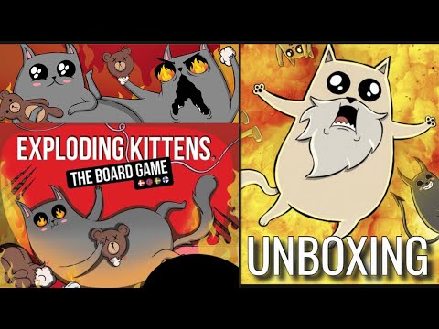 Exploding Kittens - The Board Game! Unboxing!