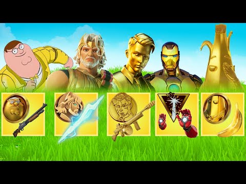 Gioco la Random Skin GOLD BOSS Challenge e VINCO! Stagione 2 Capitolo 5 Fortnite ITA!