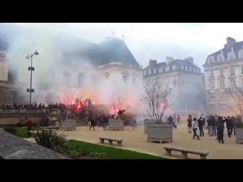Brigade Loire en visite a Rennes
