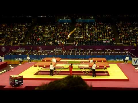 Galina GONCHARENKO  Compulsory Trampoline Olympic Test Event