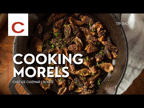 Cooking Morels | Chef Lee Chizmar | Tips #shorts
