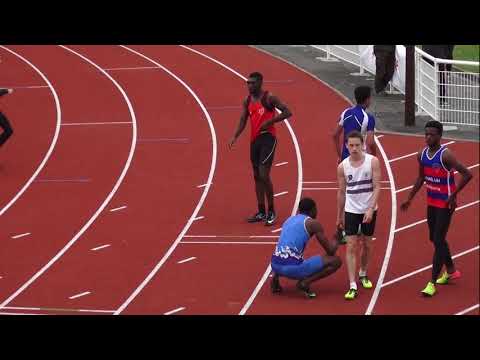 Johnson CASSEUS  en 22''66(200m CAM -SERIE 4) CHAMPIONNAT REG.CAM/JUM MONTGERON, 16-17 JUIN 2018