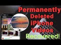 How To Recover Deleted Videos On IPhone With Or Without Backup Even Deleted From Recently Deleted