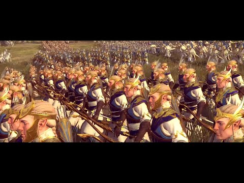 Battle of White Tower | Total War: Warhammer 2 Epic cinematic movie | High Elves massive Civil War