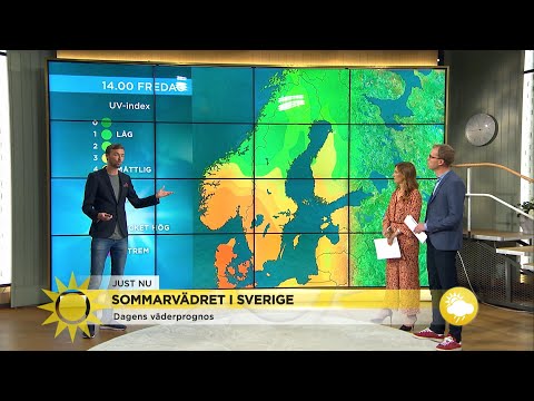 Så bli sommarvädret i helgen: ”På med solkrämen” - Nyheterna (TV4)