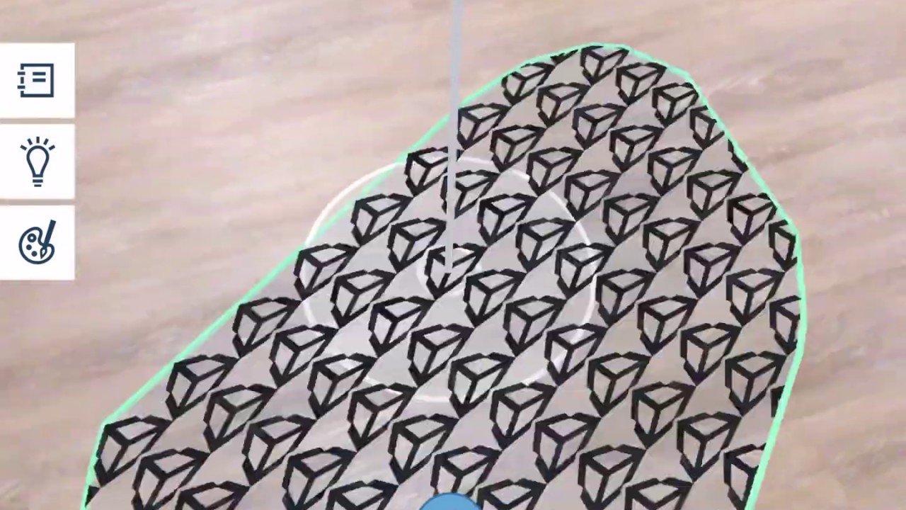 Augmented reality: Automatic furnishable floor selection