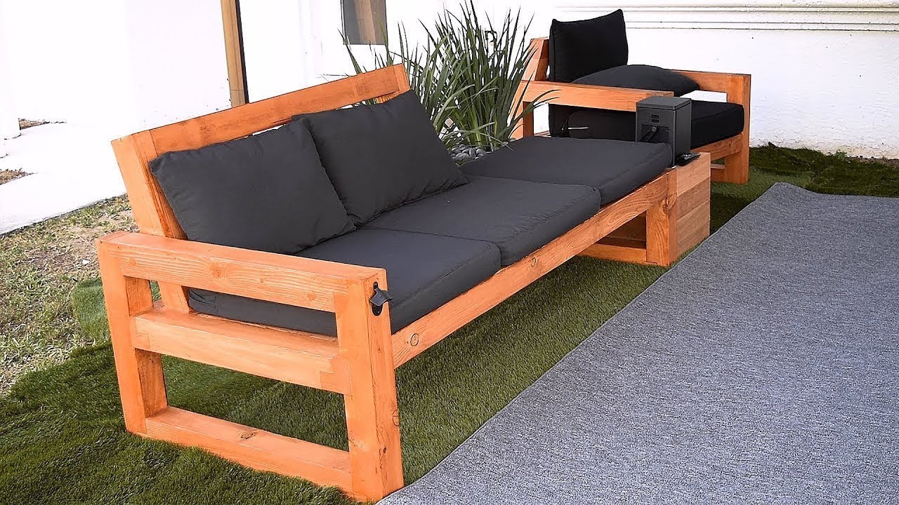 Crea Un Sofa Moderno Para El Exterior! - Hazlo Tu Mismo!