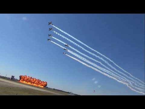 Tora, Tora, Tora, Military Vehicle Parade 2021 CAF Wings Over Dallas WWII Airshow Pt 2 in 4K