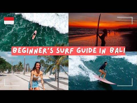Where to surf in Bali for Beginners | Learn how to Surf in 2024