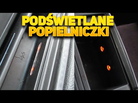 BMW E46 - Jak zrobić PODŚWIETLANE POPIELNICZKI z Panelu Klimatronika