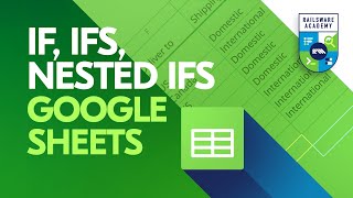 IF, IFS, Nested IFs Functions in Google Sheets ✅ Simple Tutorial with Examples