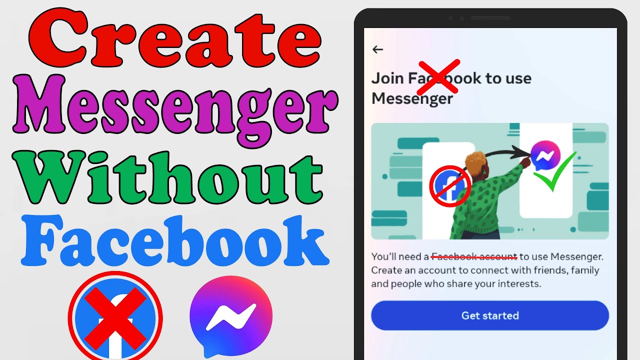 How to log in to Messenger without Facebook?